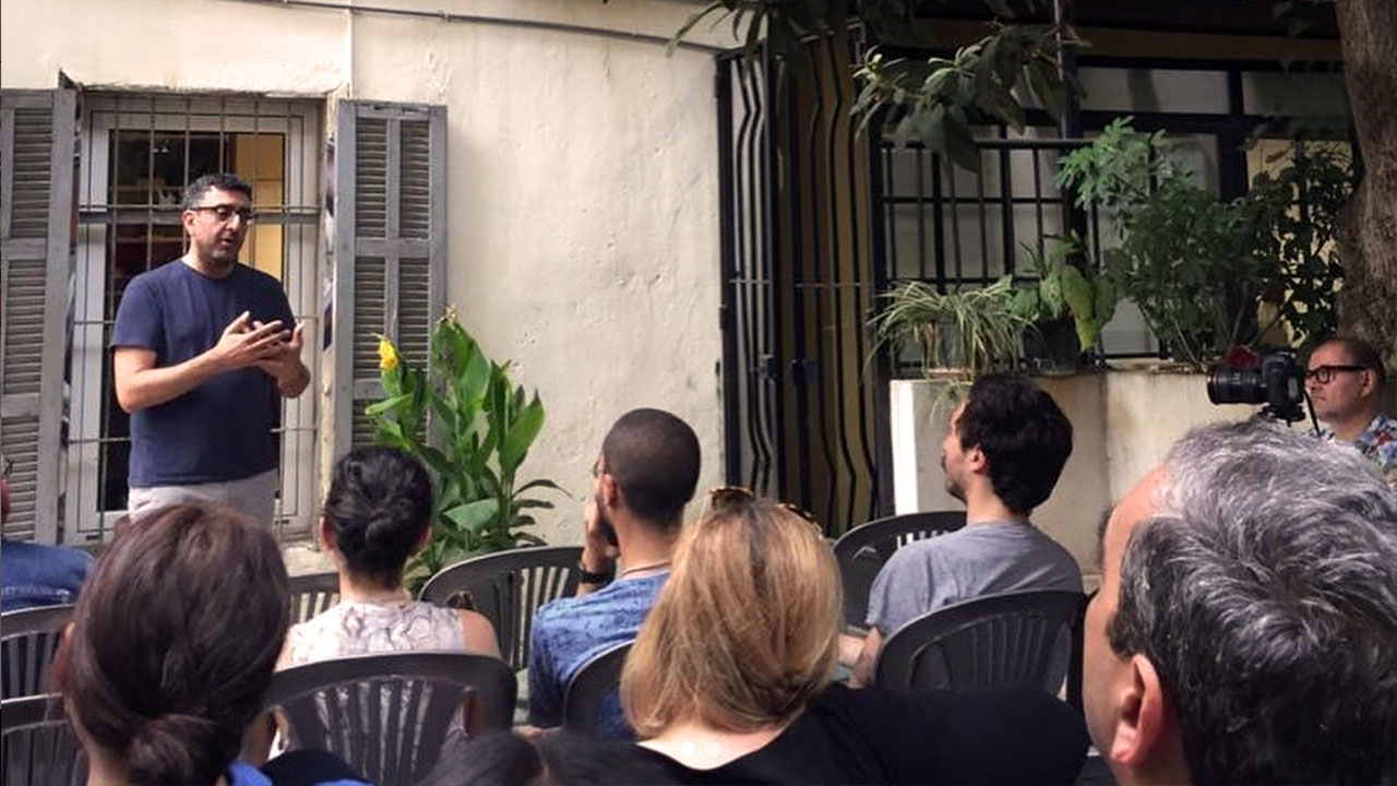 The inside of our dark room